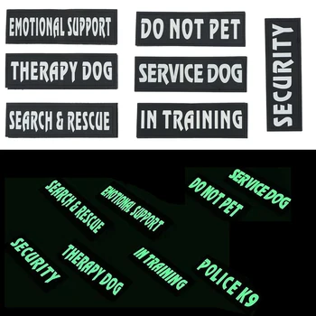 

Service Dog DO NOT Pet Patch THERAPY DOG DISTRACT Medical Working Training Dog Badge k9 K-9 Vest Harnesses Morale Patch