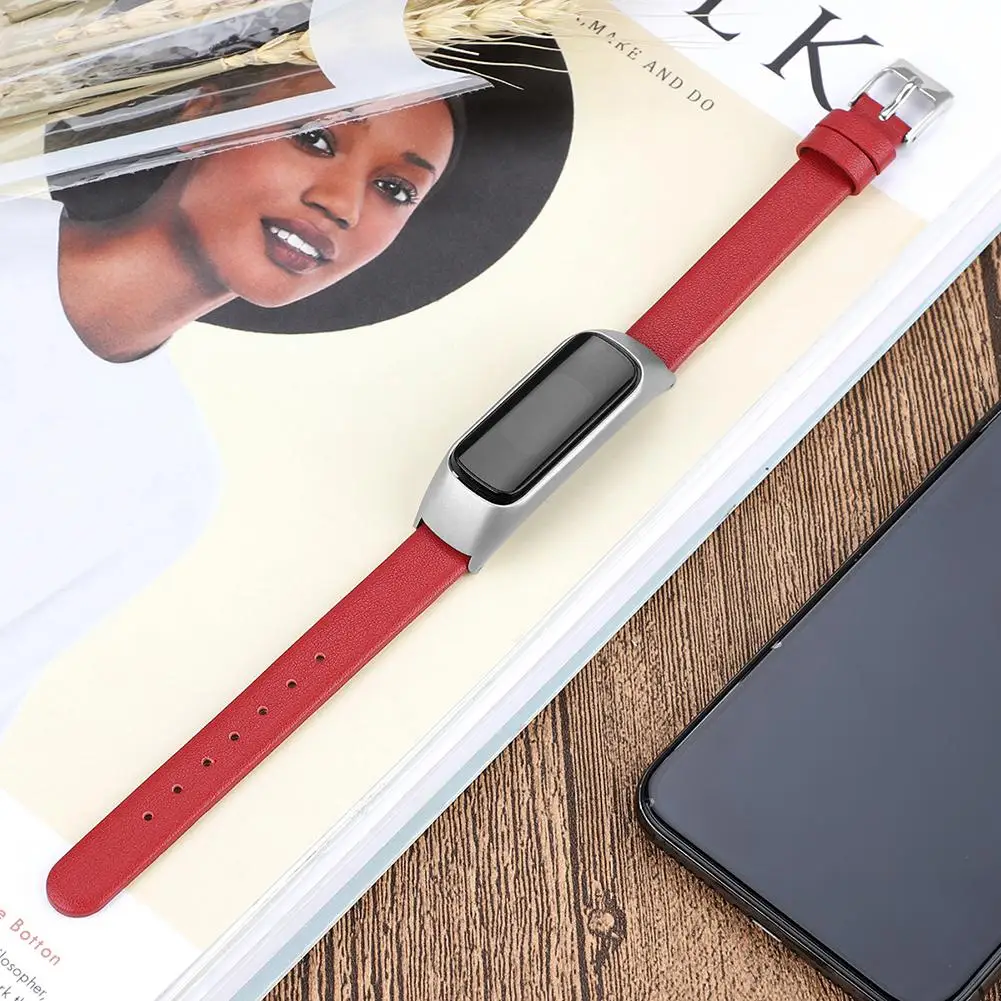 Замша кожа ремешок для часов замена Браслет для Xiaomi Mi 4/3 с металлическим корпусом крышка смарт-браслет аксессуары