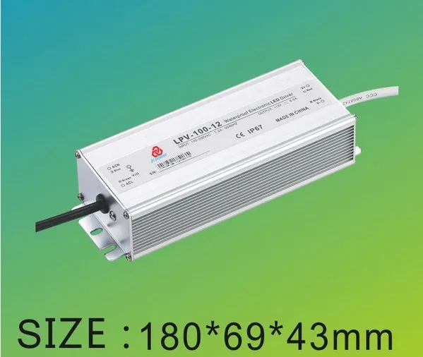 new 10PCS 12V 8.5A 8500MA Led driver transformer  100W led High power supply waterproof IP67 High efficiency fedex fast shipping new 10pcs irf640 to 220 18a 200v imported original in stock fast shipping quality guarantee