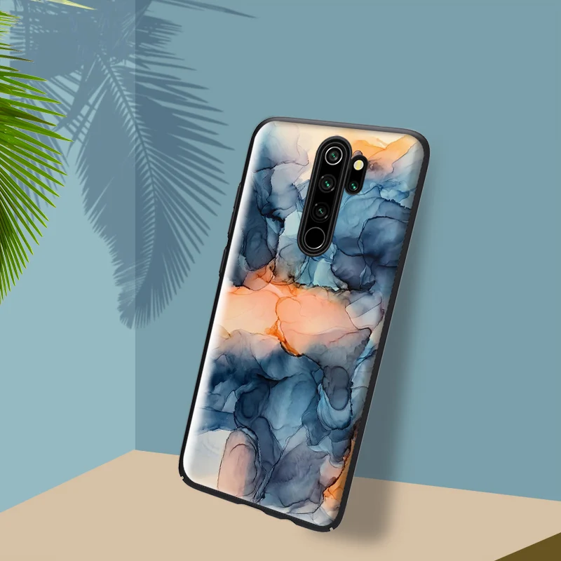 Окрашенный Ультратонкий чехол для Xiaomi Redmi Note 8 7 Pro 8T смартфона 9 5G 4G 9S задняя крышка