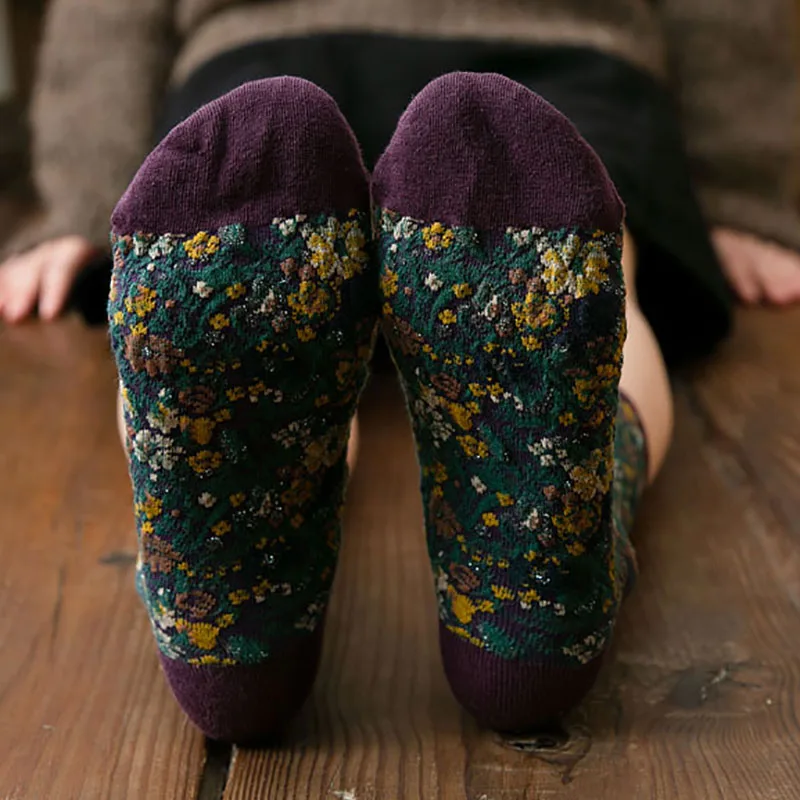 vintage socks fall winter fashion woman calcetines harajuku women skarpetki kobieta skarpety damskie meias femme chaussettes