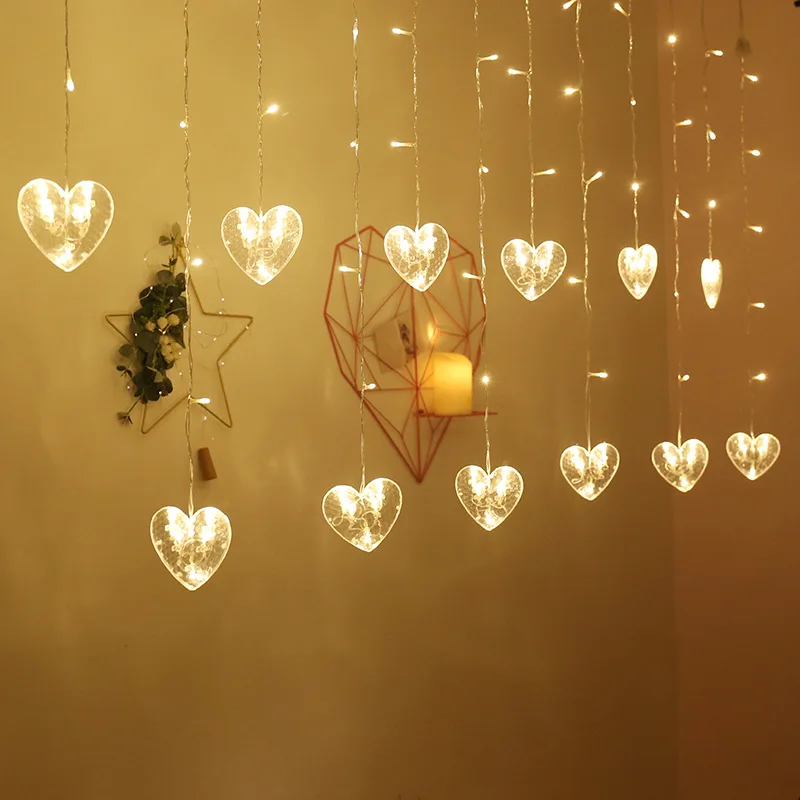 

Christmas Ornaments Christmas Decorations for Home Heart Shape Light String Christmas Tree Decorations Navidad New Year Navidad