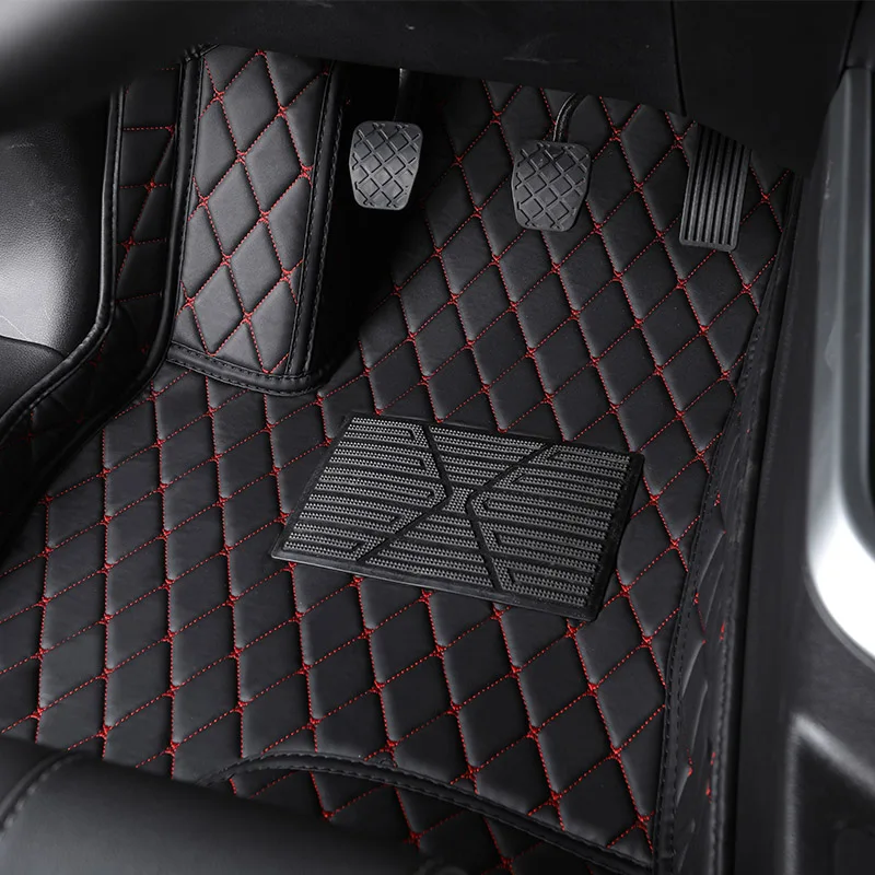 Flash mat leather car floor mats For Mazda All Models mazda 3 cx3 5 6 8