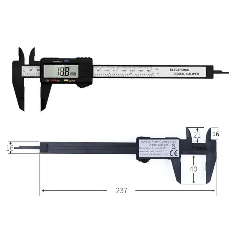 SANAI- Ͼ Ķ۽ 150mm,  Ķ۽ 0.1mm  ũ  6 ġ LCD     
