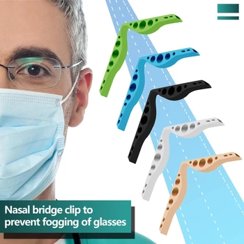 

5PCS Silicone Mask Bracket Goggle Glasses Anti Fogging Nose Bridge for Sports Cycling Anti Fog Nose Bridge Reusable Mascarillas