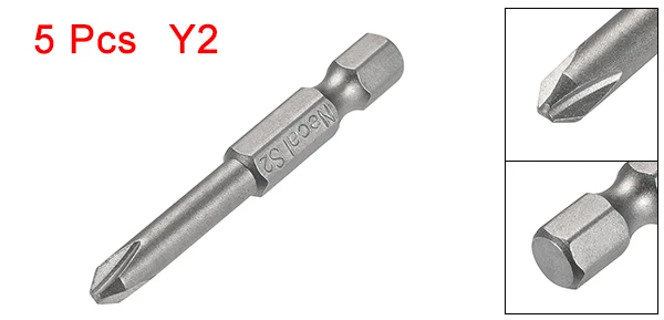 H1or4inchx50xY2 5p Uxcell отвертка бит шестнадцатеричный хвостовик 50/65 мм Длина Phillips Магнитная отвертка S2 для Электрические пневматические сверла и т. д. форт - Цвет: H1or4inchx50xY2 5p