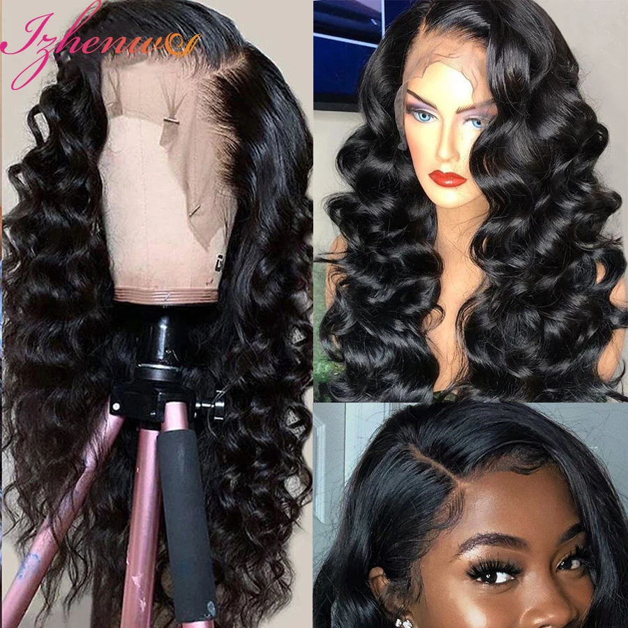 28 30 Inch Loose Wave 13x6 HD Lace Frontal Wig 5x5 Closure Wig For Women Human Hair Pre plucked