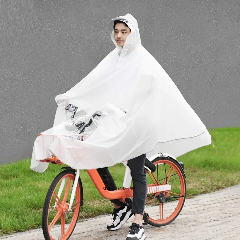 

New Electric bicycle raincoat motorcycle raincoat adult bike riding motorcycle Outdoor Rain Coat Reflective