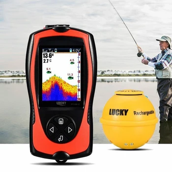 

ABS Fish finder Transducer Sonar Fishfinder Fish Attractive Lamp Display