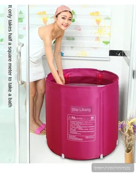 

Adult Folding Bath Tub Thickened Inflatable Bathtub Children Bath Plastic Household Body Large Bath Tub