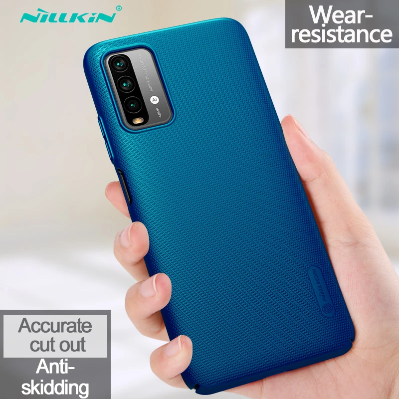 Nillkin Case For Xiaomi Redmi 9T Frosted Shield Hard Plastic Matte Back Cover Shell xiaomi leather case