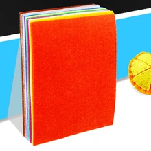 40 цветов Набор для рукоделия нетканые куклы аксессуары листы Искусство DIY ремесло Ассорти Ткани квадраты шерсть смесь войлочная ткань