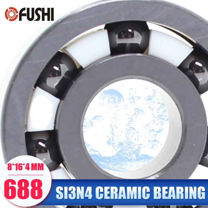 metal coated 8 ball bearings 8x16x6 mm 4 pieces 688zz width 6mm 