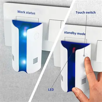 

Mouse Expeller Ultrasonic Home Portable ABS Multi-Functional Anti-Mosquito Device Electronic Pest Repeller Effective
