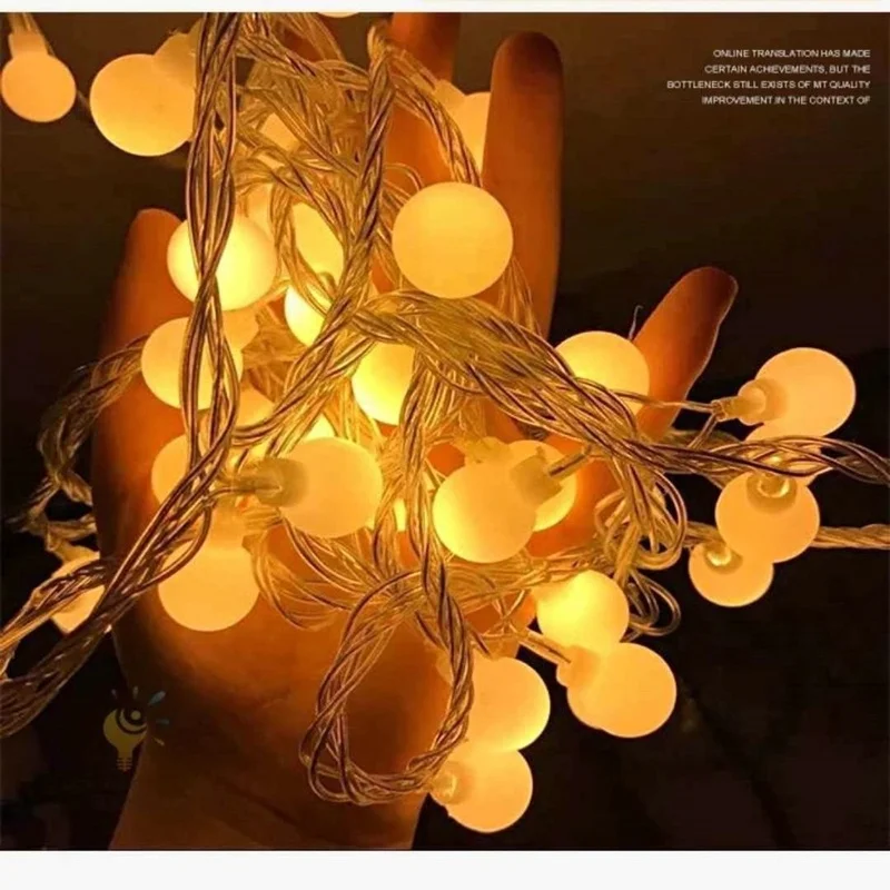 

Garland 1.5M 10LED AA Battery LED Ball String Lights Christmas lights indoor Garland on Batteries Wedding Xmas Decoration light