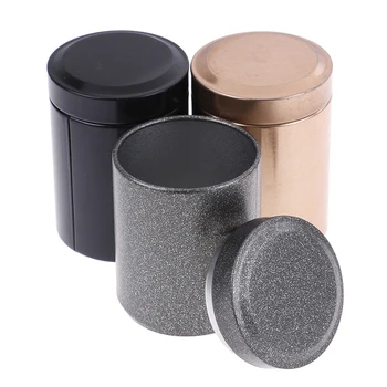 

3 colors Portable Stash Jar Seal Spice Organizer Storage Mini Tea Can Smell Proof Container Metal Herb Stash 4.5cm*6.1cm