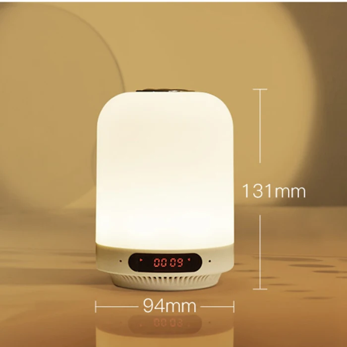 Многофункциональный Bluetooth динамик fm-радио зарядка прикроватная ночник поддержка AUX EM88