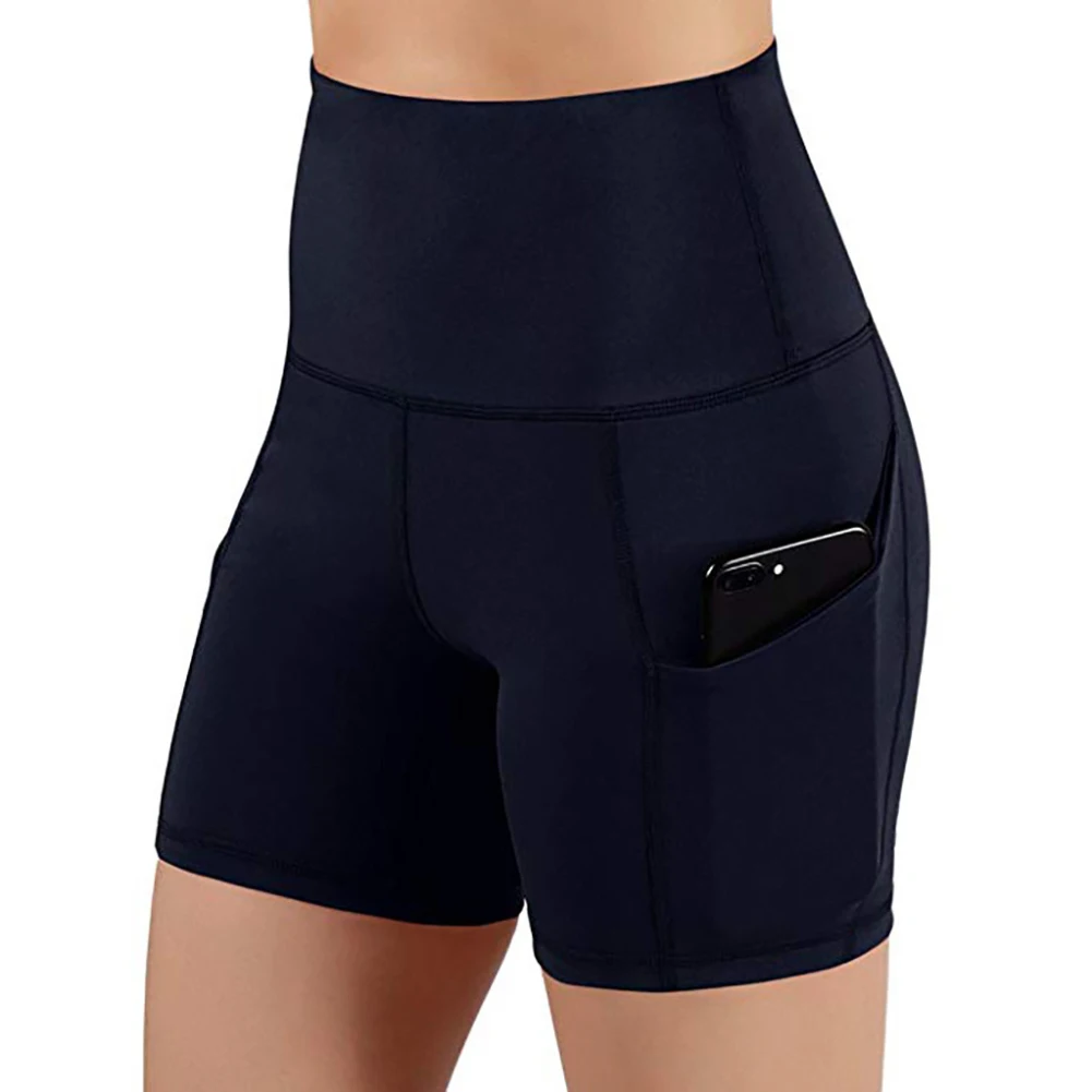 Women Yogas Shorts High Waist Sports Shorts for Men Gym Running woman Skinny Short Pants with Pocket biker shorts casual shorts for men