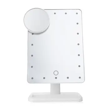 

Portable Led Touch-Sensitive Makeup Mirror With Lamp Desktop Fill Light Multifunctional Storage Beauty Makeup