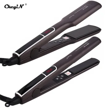 

MCH Technology Professional Hair Straighteners Titan Ceramic Curler Adjustable Temperature Curly Flat Iron Digital LCD Display