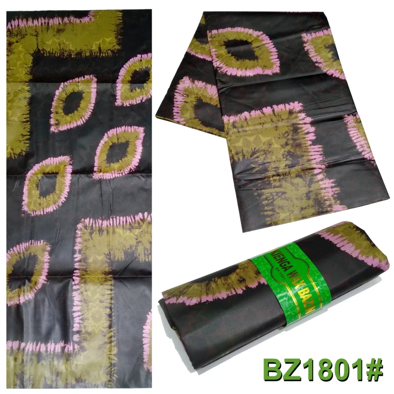Африканская ткань bazin riche getzner guinea brocade Ткань bazin riche ткань Гана Воск Принт Ткань 6 ярдов/setLHW-1
