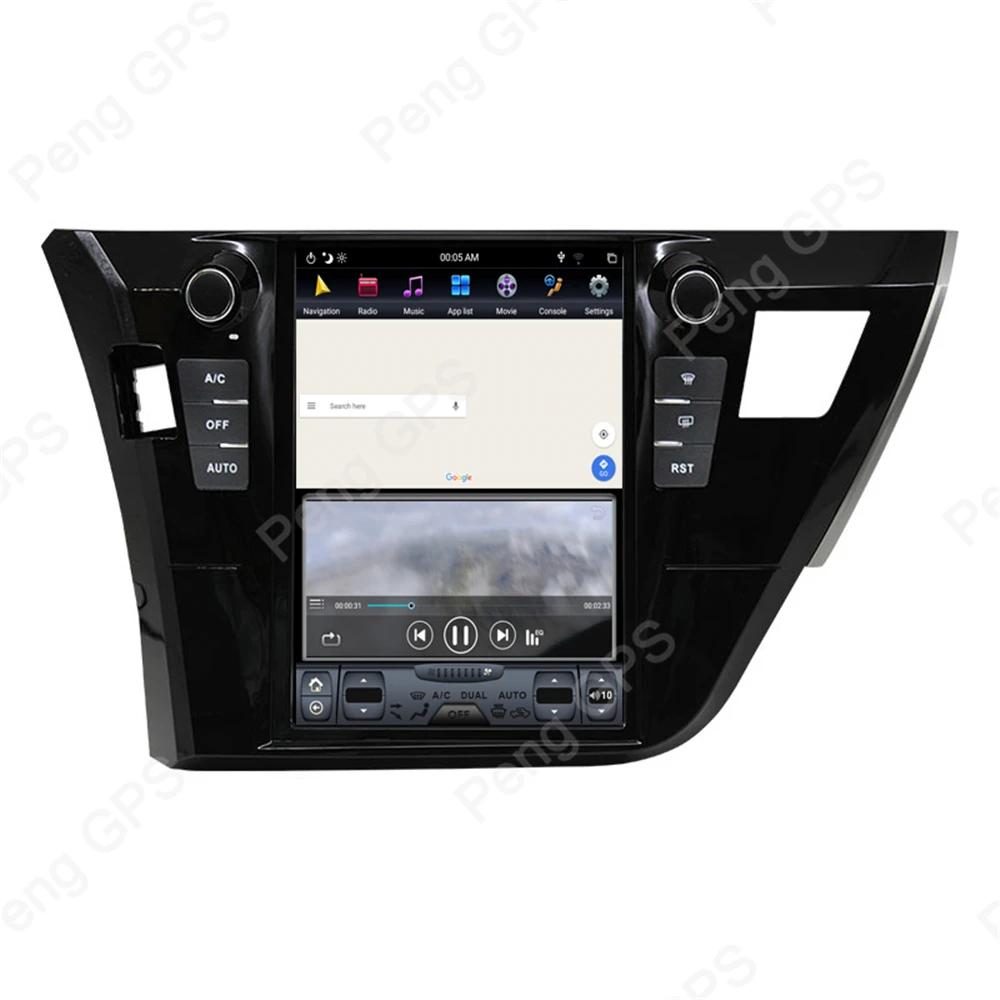 10," Android 8,1 Tesla-style вертикальный экран gps навигация для Toyota Corolla 2013- аудио плеер в тире Carplay 1920*1080