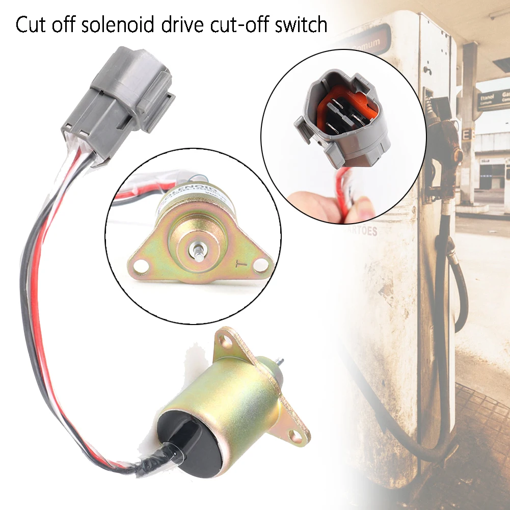 

1503ES-12S5SUC12S Driving Replacement Engine Parts Switch Cut Down Control Shut Off Shutdown Solenoid Fuel Pump For Yanmar