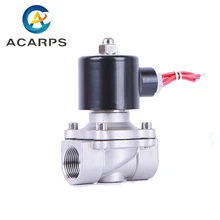 24 В 110 В 220 в 12 В 1/2 дюйма Соленоидный клапан из нержавеющей стали прямого действия нормально закрытый