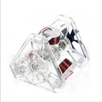 

5V Brushless Motor Fan Three-Circle Line High Speed Hall Motor Miniature Brushless Motor Scientific Experiment Toy