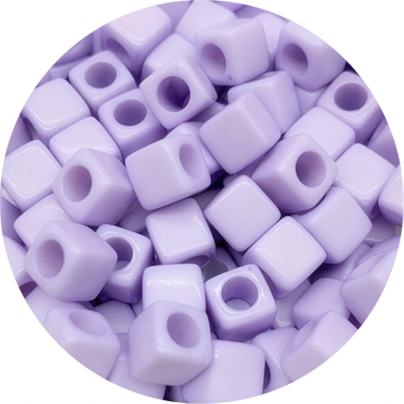 50pcs 7x7mm Square Shape Acrylic Spacer Beads For Jewelry Making DIY Handmade Bracelet Necklace acrylic beads,acrylic craft beads