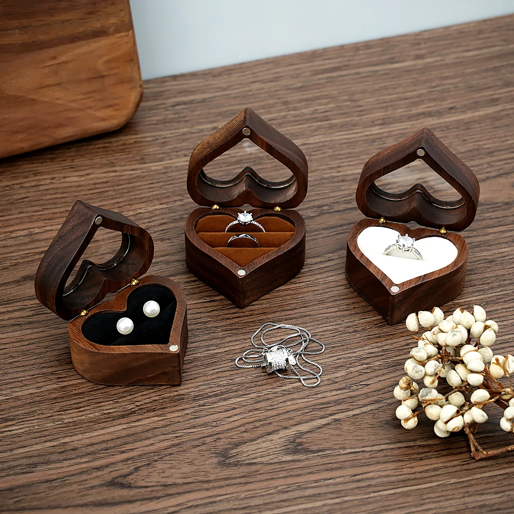 Heart Design Jewelry Gift Box Stand for Couples Heart Design Jewelry Gift Box Stand for Couples