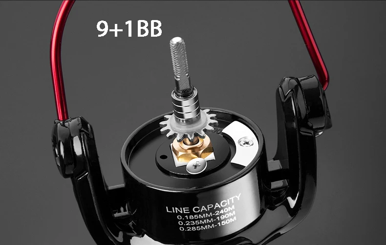 Carretel de Pesca Molinete de Metal Superior para a Pesca de Água Salgada de Água Roda Doce Series 5.2: 1 Carretel Fiação 2019 9bb 2000 8 Carretilhas de pesca