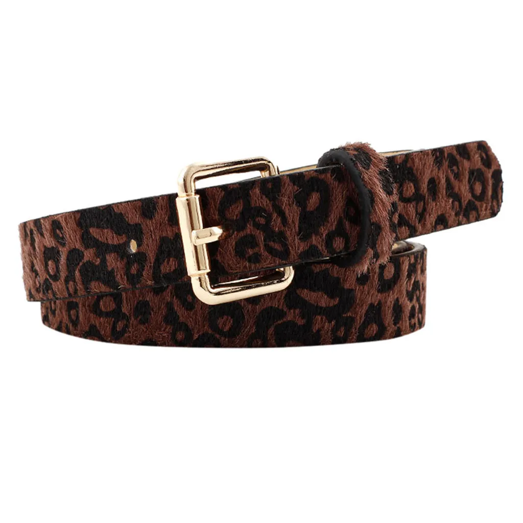Ремни для женщин cinturon mujer ceinture femme для женщин и мужчин унисекс винтажные кожаные пряжки для отдыха брючный Пояс аксессуары - Цвет: Coffee