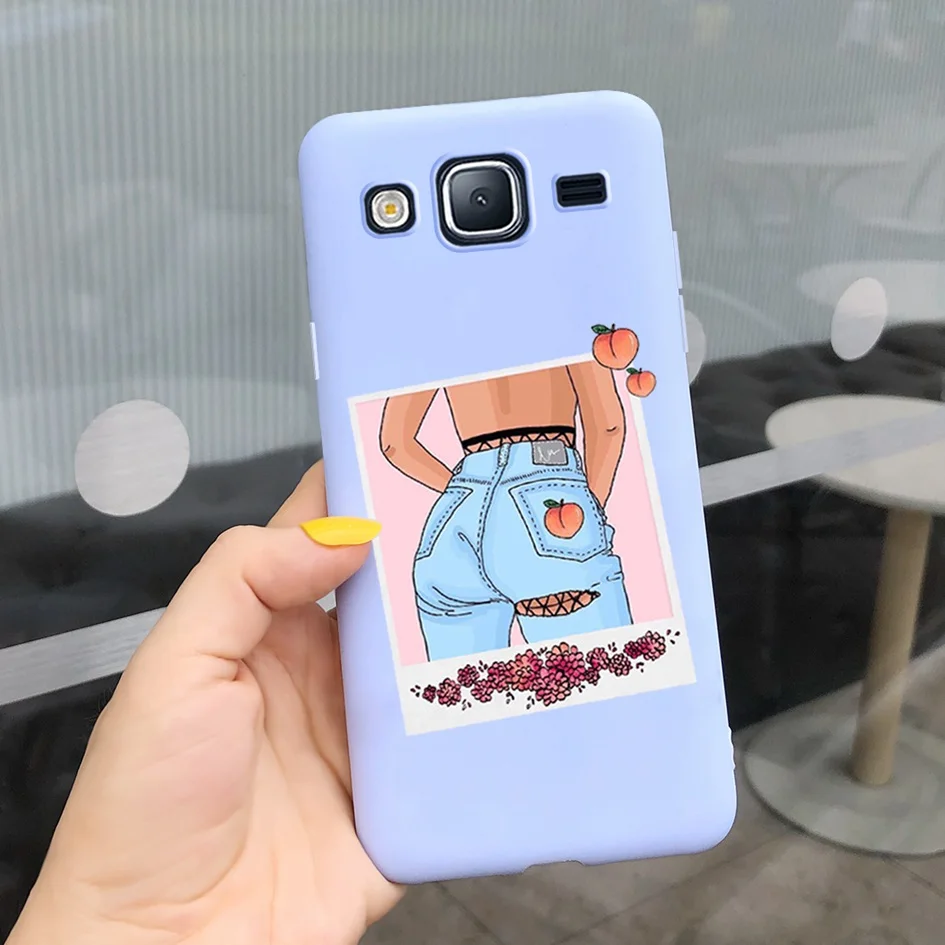 Cute Soft Silicone TPU Phone Case - Compatible with Samsung Galaxy J3 Series