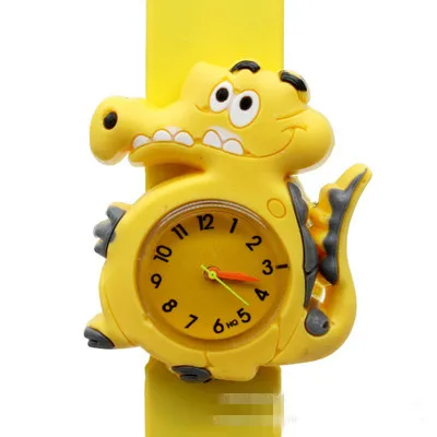 Детские игрушечные часы с 3D рисунком для девочек и мальчиков - Цвет: Crocodile
