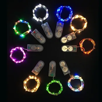 

【New Design】 Twinkle 1M/2M/3M/5M LED Flash Button Holiday Fairy String Light For DIY birthday/New year/Wedding/Home decortion