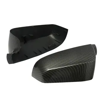 

Carbon Fiber Black Mirror Cover Left/right ABS Plastic 51167187431 51167187432 Parts Car