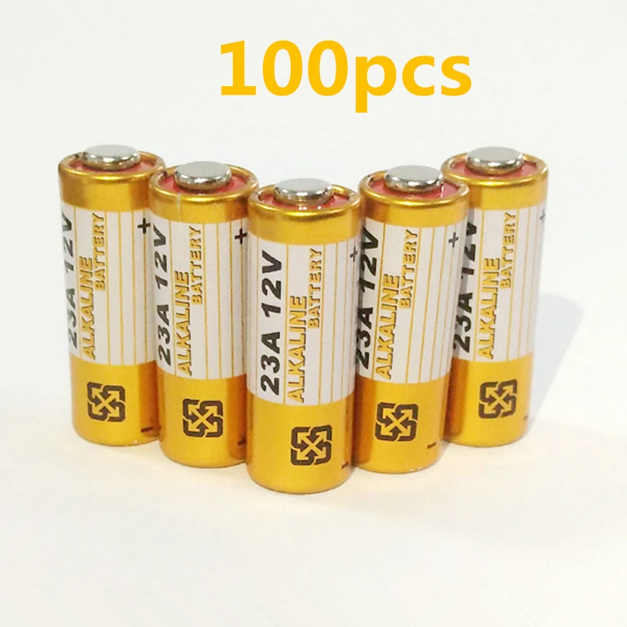 100 шт./лот щелочная батарея 12 В 23A 27A 21/23 A23 E23A MN21 RC пульт дистанционного управления