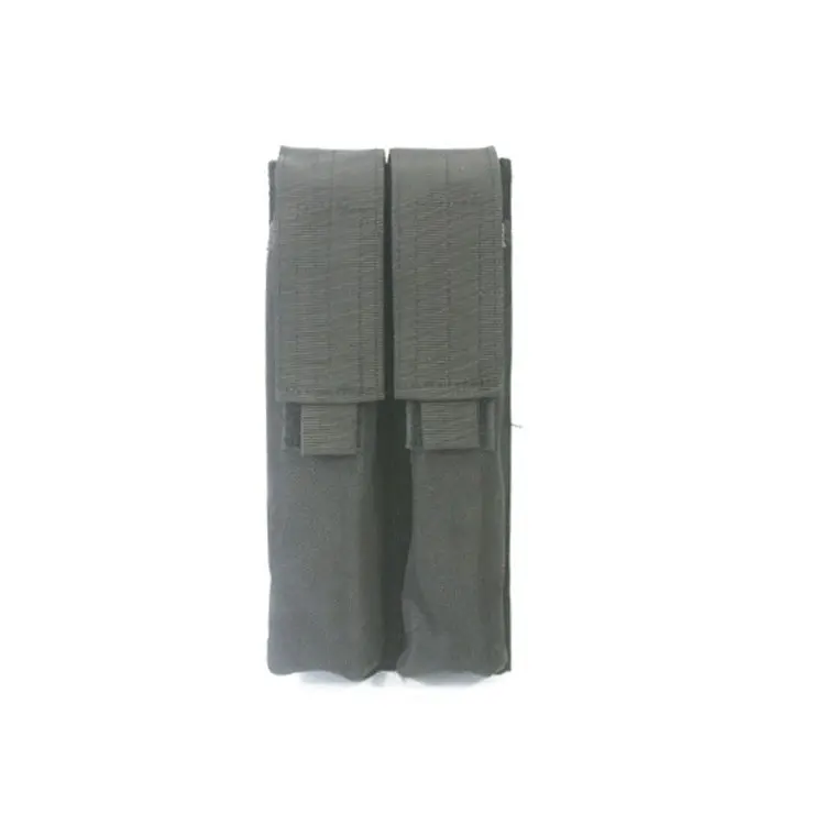 Тактический Двойной подсумок для P90 MOLLE Pouch UMP Bag Airsoft Molle открытый камуфляж военный охотничий аксессуар сумка - Цвет: Black