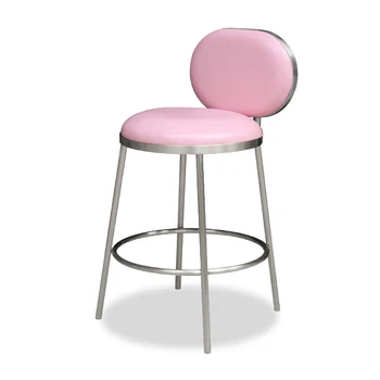 

Bar high stool bar stainless steel chair KTV modern home