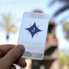 Индивидуальные Нержавеющая сталь металла карты членство посещение металлические карты