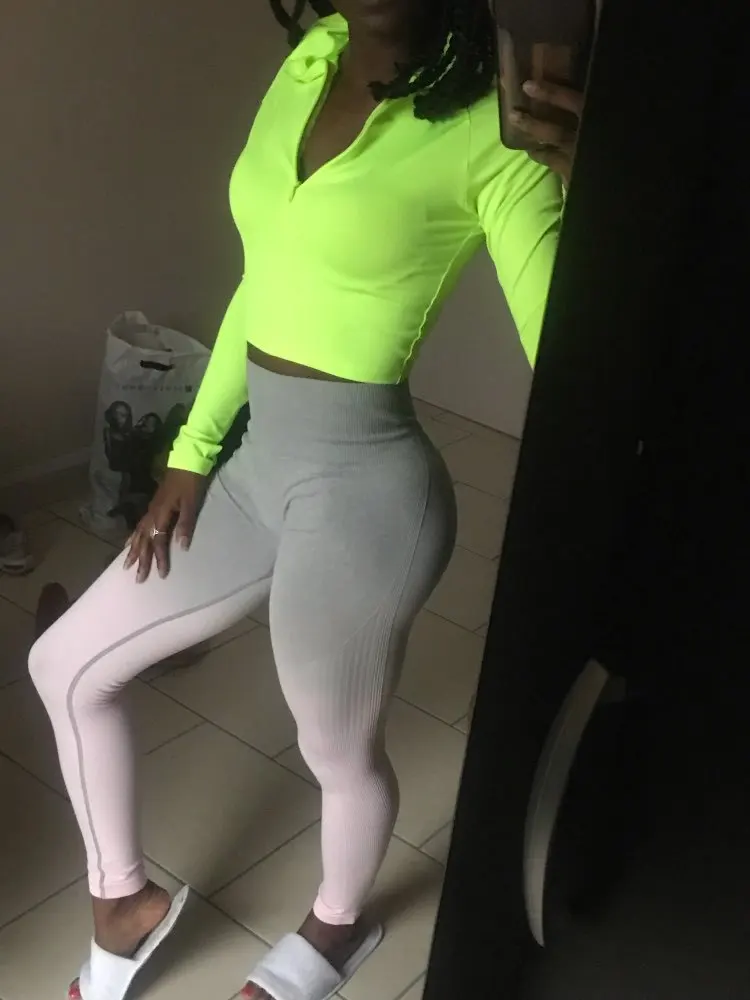 New Seamless Leggings Push Up Fashion Pants High Waist Workout Jogging For Women Athleisure Training Up Elastic Slim Pants Plus