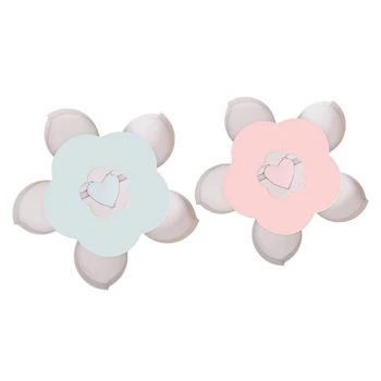 

Snack Box Wedding Candy Dish,Petal Rotating Dried Fruit Plate Snacks Storage Tray for Home Wedding Christmas Party