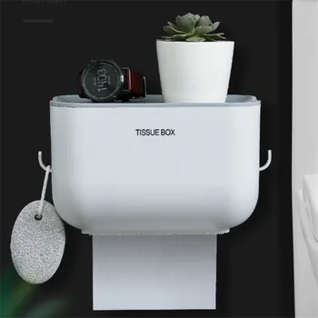 

Sanitary Carton Paper Towels Toilet Paper Racks Household Punch-Free Waterproof Rolls