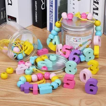 Jouets éducatifs en bois pour enfants, perles numériques, couleur, arithmétique, apprentissage, nouvelle collection 2021