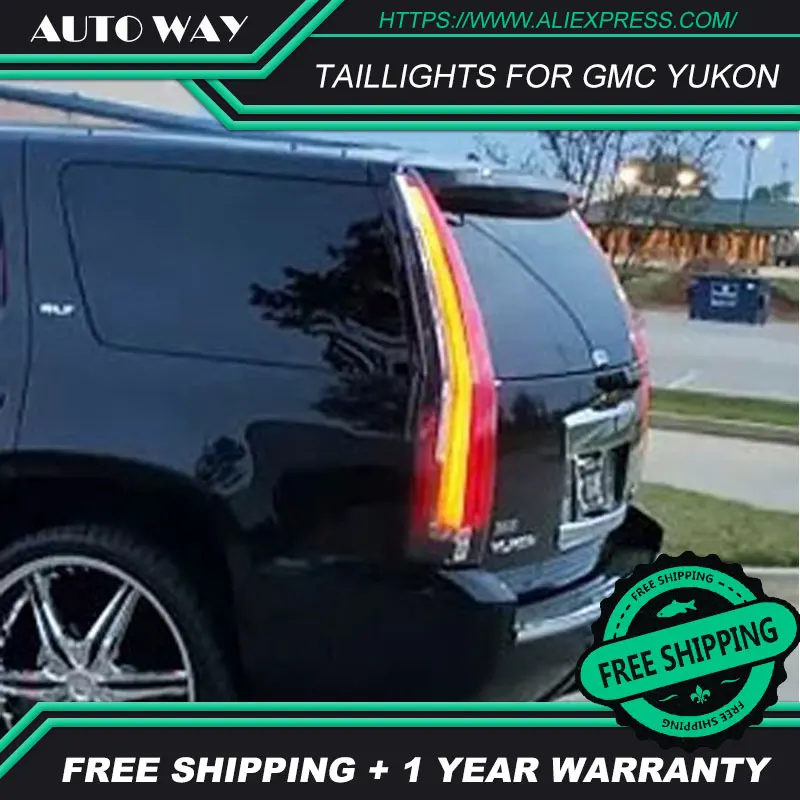 Автомобильный Стильный чехол для GMC YUKON 2007- задние фары светодиодный задний фонарь GMC YUKON задний фонарь все светодиодный задний фонарь