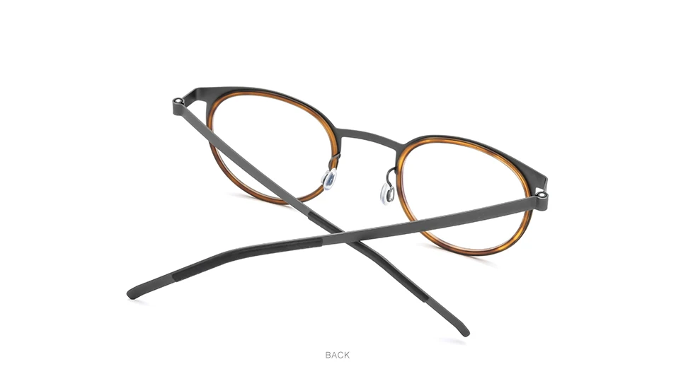 FONEX очки из ацетатного сплава, мужские и женские винтажные круглые очки в оправе при близорукости, оптические оправы, очки без винтов по рецепту, 98625