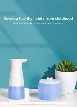 

2020 Smart Automatic Foam Soap Dispenser Infrared Sensing Touchless Induction Liquid Foaming Hand Washer For Kitchen Bathroom