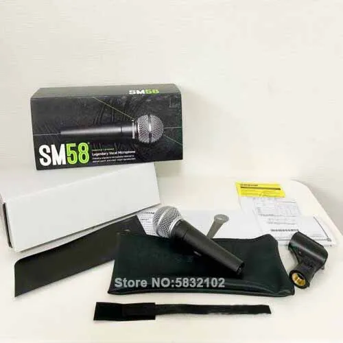 Бесплатная доставка высококачественный проводной кардиоидный микрофон SM58 LC с
