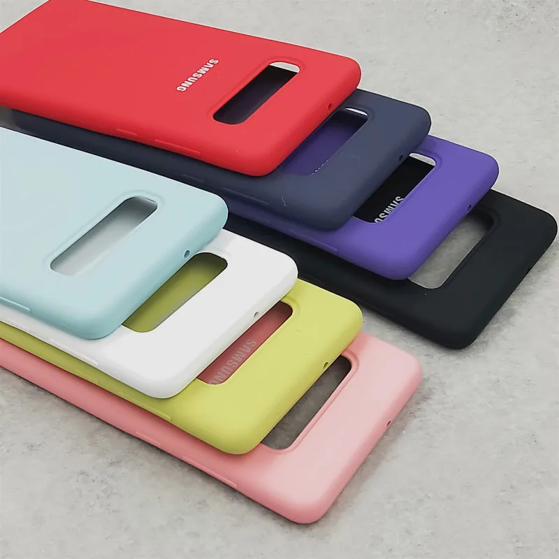 S10 чехол,, samsung Galaxy S10 Plus/S10e, шелковистый силиконовый чехол, высокое качество, мягкий на ощупь, задняя защитная оболочка S 10+ S10 E